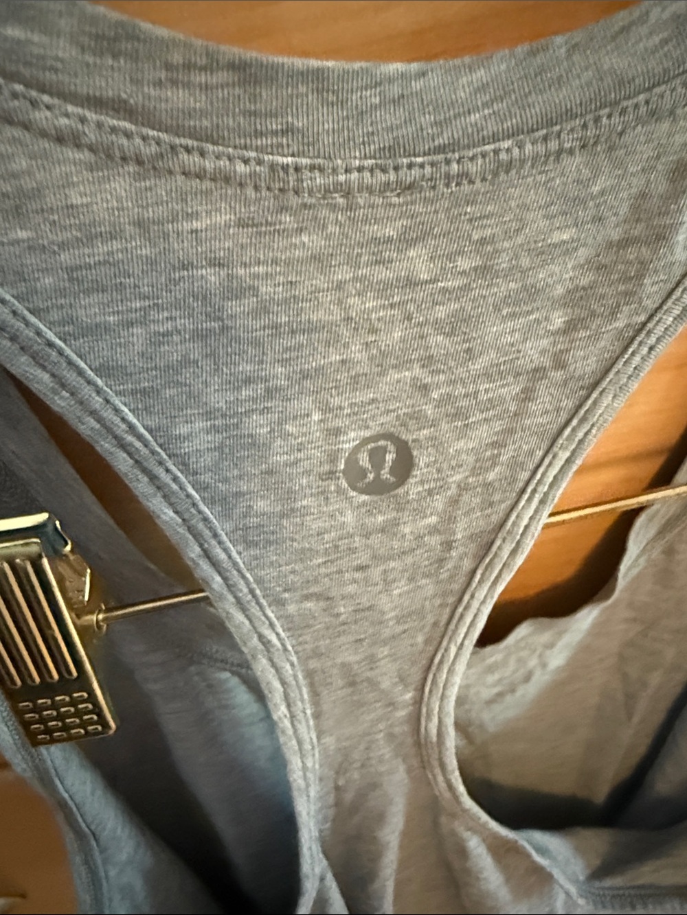 Women's Gray Racerback Tank Lululemon - Picture 2 of 3